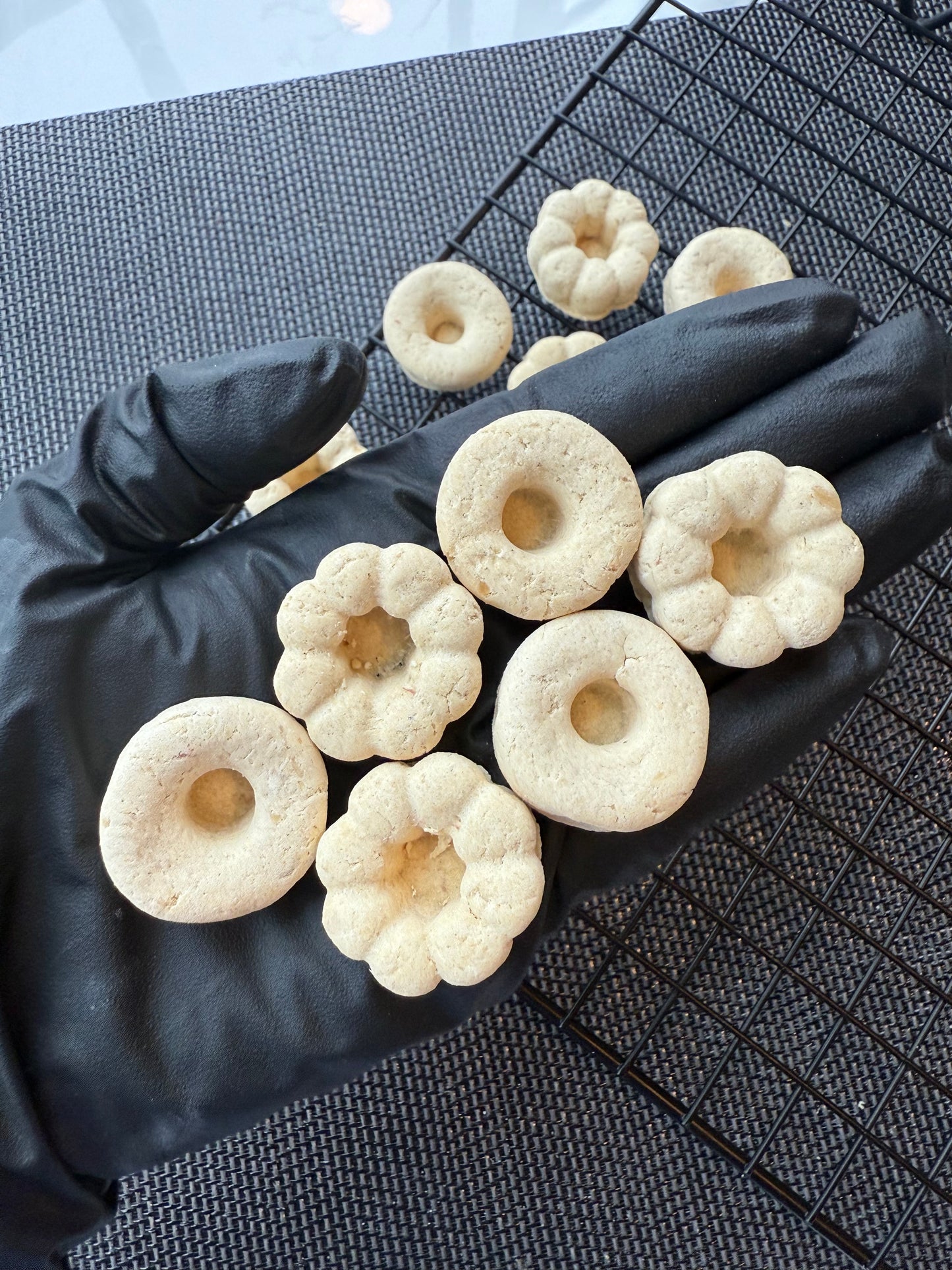 Plain Chicken Donuts | Meat Based |Crunchy | 6ct or 10ct