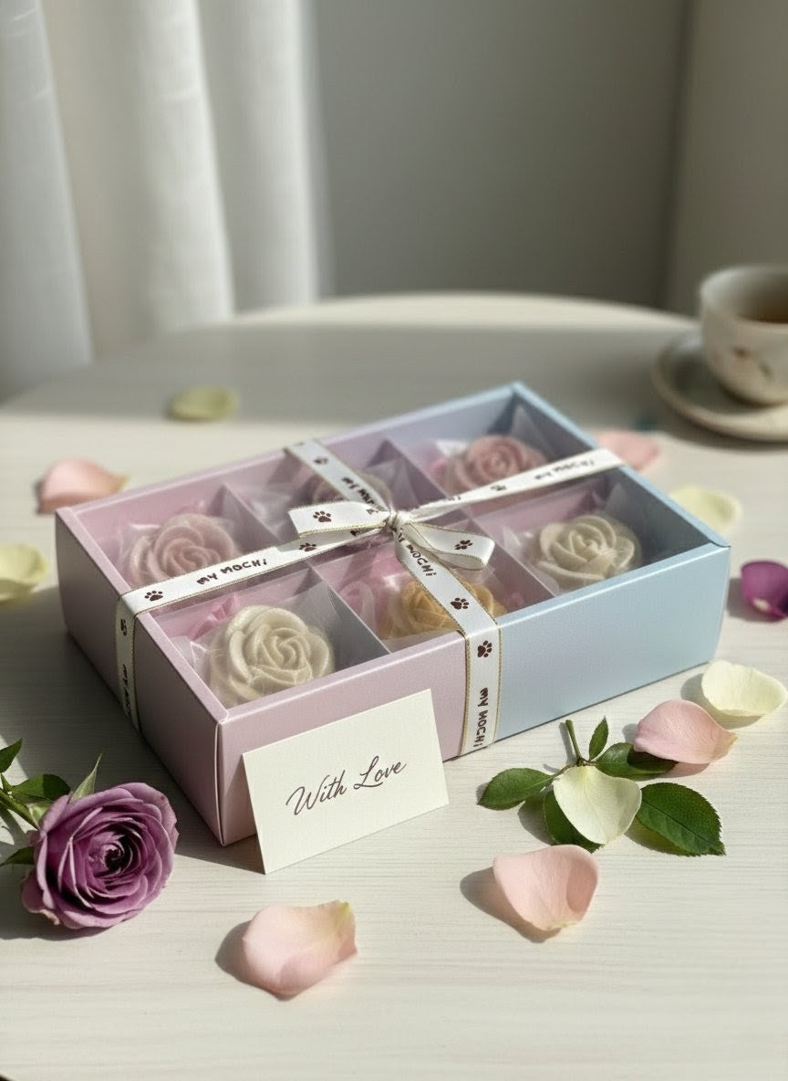 MyMochi Eclipse of LOVE Rose Bundle | Limited Edition| Meat Based |Softie | Assorted 6ct Design | Half Palm Size (While Stocks Last)