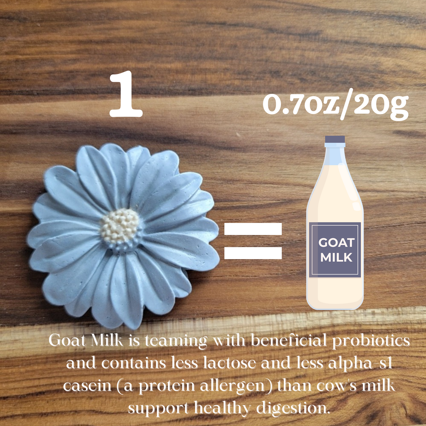 Artisan Marguerite Daisy| Goat Milk Based | Crunchy | 4ct | Assorted Designs