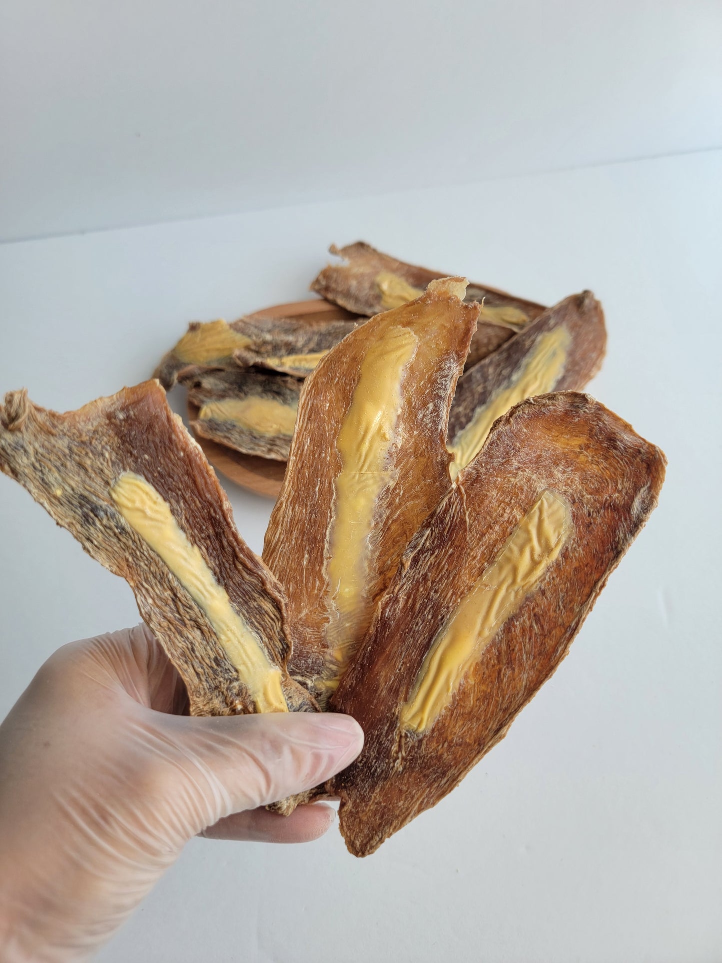 Premium Jerky w/ Cheese (Chicken or Duck)| Meat Based |Crunchy | 1.8oz/50g
