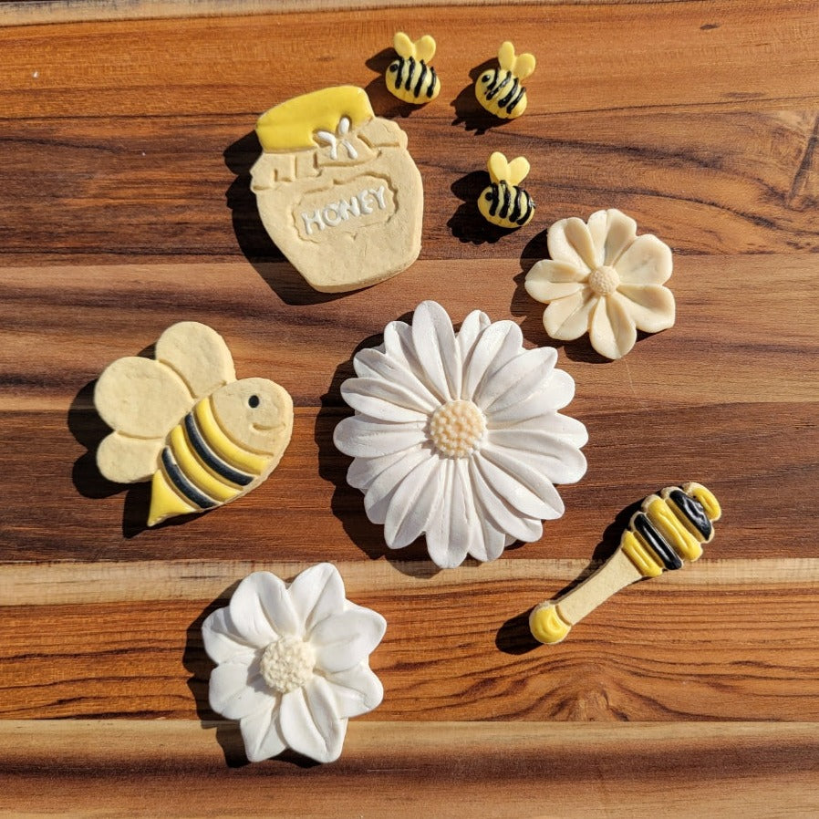 Artisan Marguerite Daisy| Goat Milk Based | Crunchy | 4ct | Assorted Designs