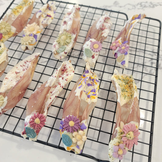 Artisan Herbal Rabbit Ears Chew & Enrichment | Meat Based |Chomper | 4ct | Assorted Designs