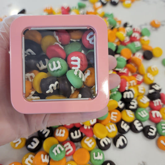 M&M Pet Candy with Tin | Goat Milk Based |Crunchy | 30ct | Assorted Designs