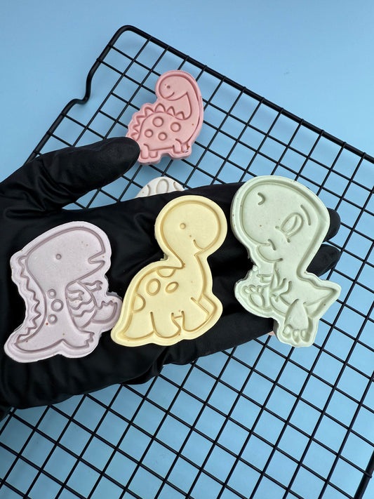 Pastel Dino Dreamland Set| Goat Milk Based |Crunchy | 7ct | Assorted Designs