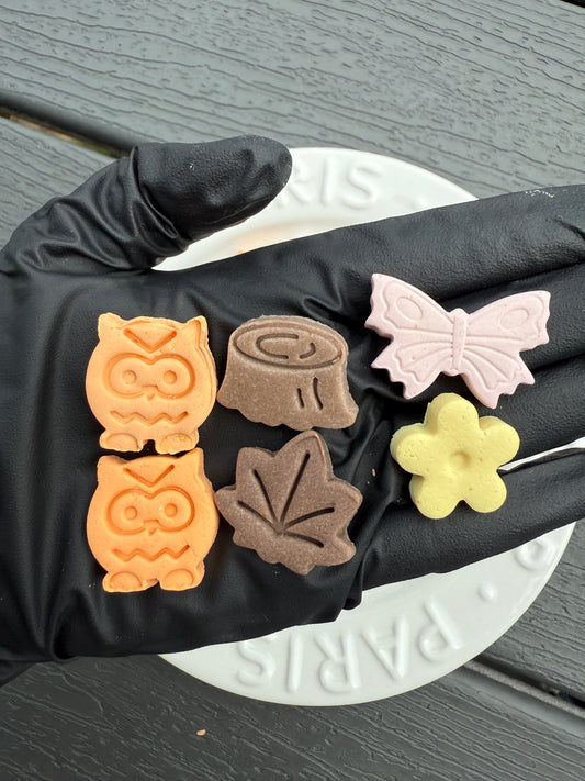 Pastel Autumn Set | Enrichment & Toppers| Goat Milk Based | Crunchy | 1.8oz/50g | Assorted Designs