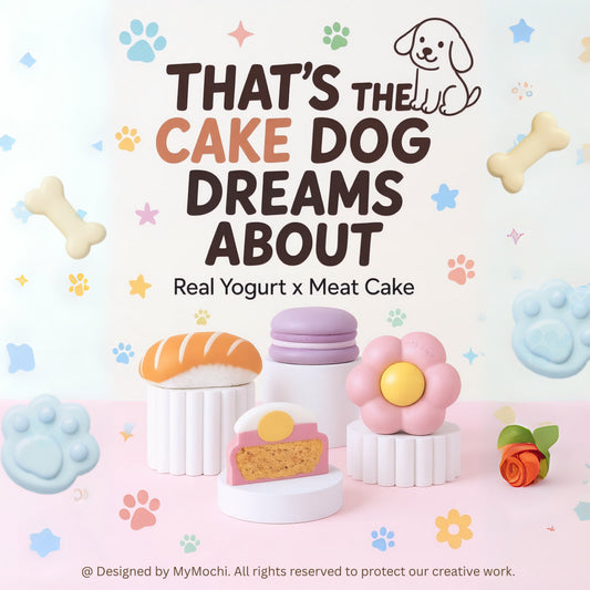 French Mont Blanc Swiss Roll Cake Bundle | Dog & Cat Cake | Organic Yogurt X Meat