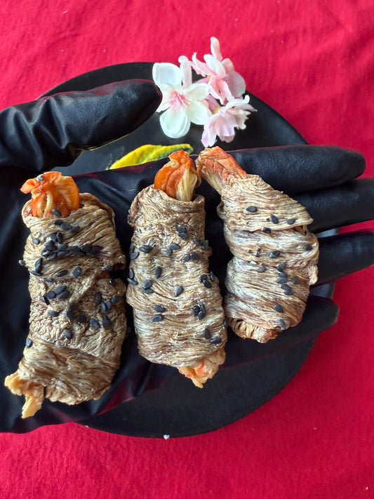 Emperor King Prawn Wrapped | Protein x Superfood Based |Crunchy |5ct