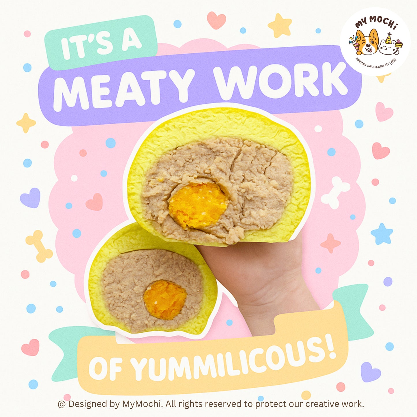 Ball is Life Cake Bundle | Dog Cake | Special Cake for the Special Paw | Organic Yogurt X Meat
