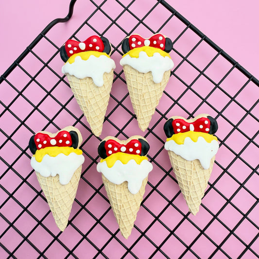 Mickey/Minnie Ice Cream Cones | Meat Based |Softie | 1ct