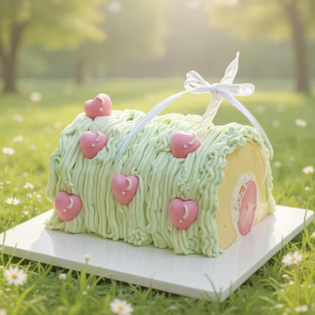 French Mont Blanc Swiss Roll Cake Bundle | Dog & Cat Cake | Special Cake for the Special Paw | Organic Yogurt X Meat