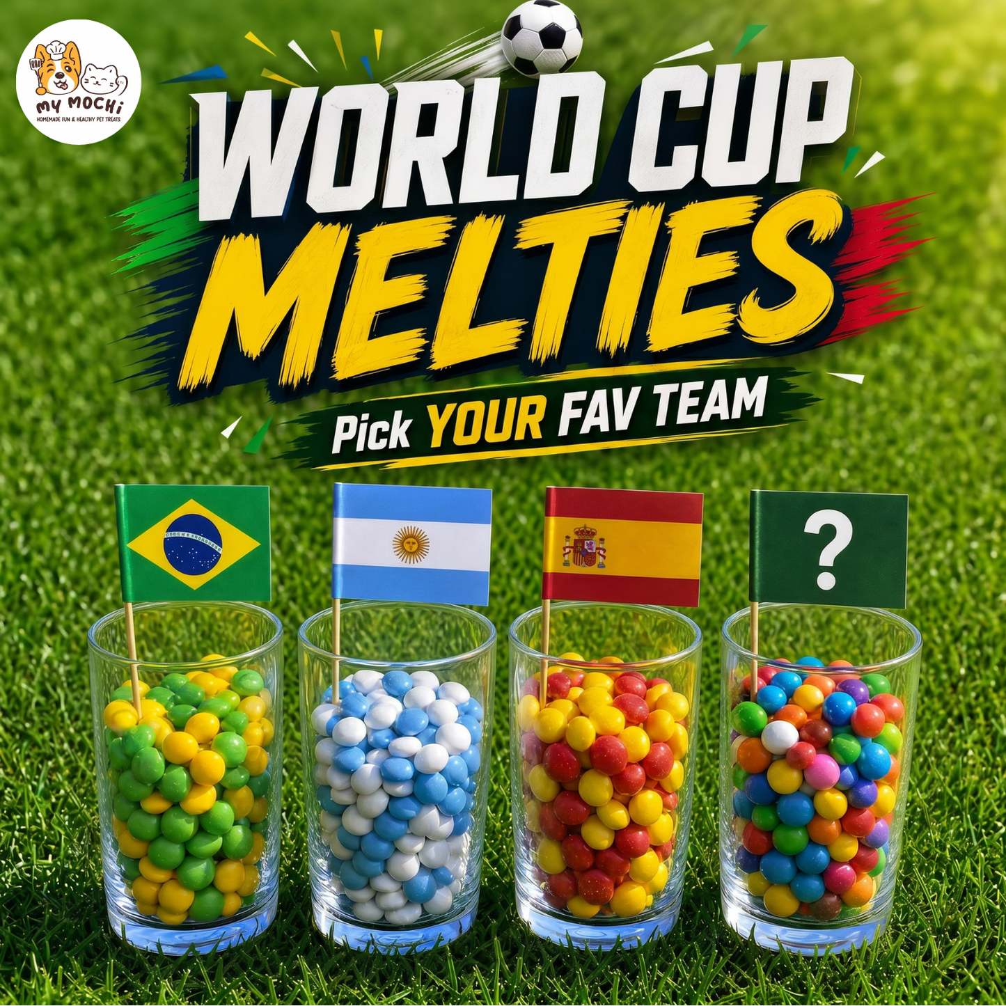 WORLD CUP MELTIES - PICK YOUR FAV TEAM | Goat Milk Based |Softie | 1.8oz/50g