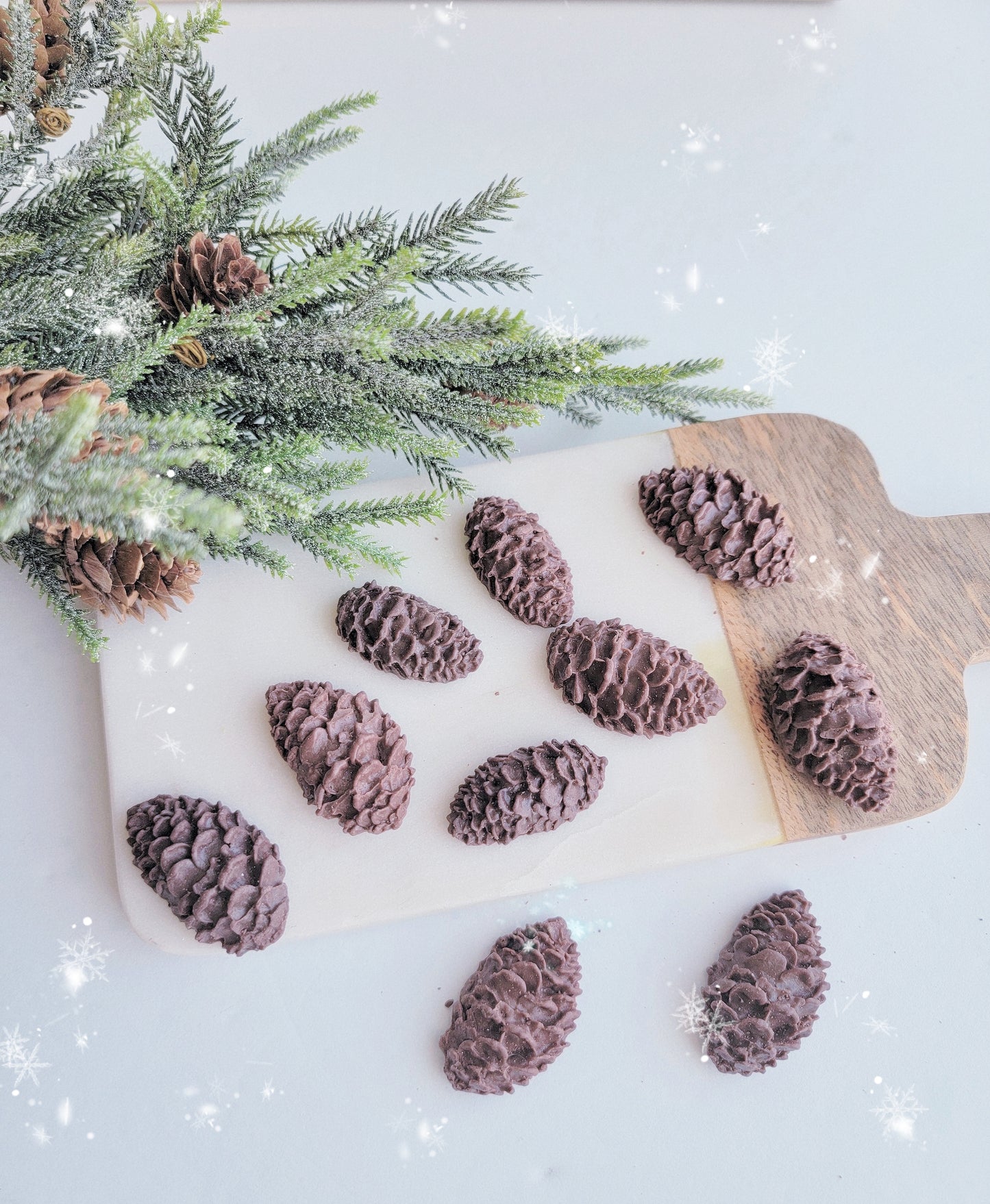 Pinecones | Enrichment & Toppers | Goat Milk Based |Crunchy |3oz/85g (~12ct)