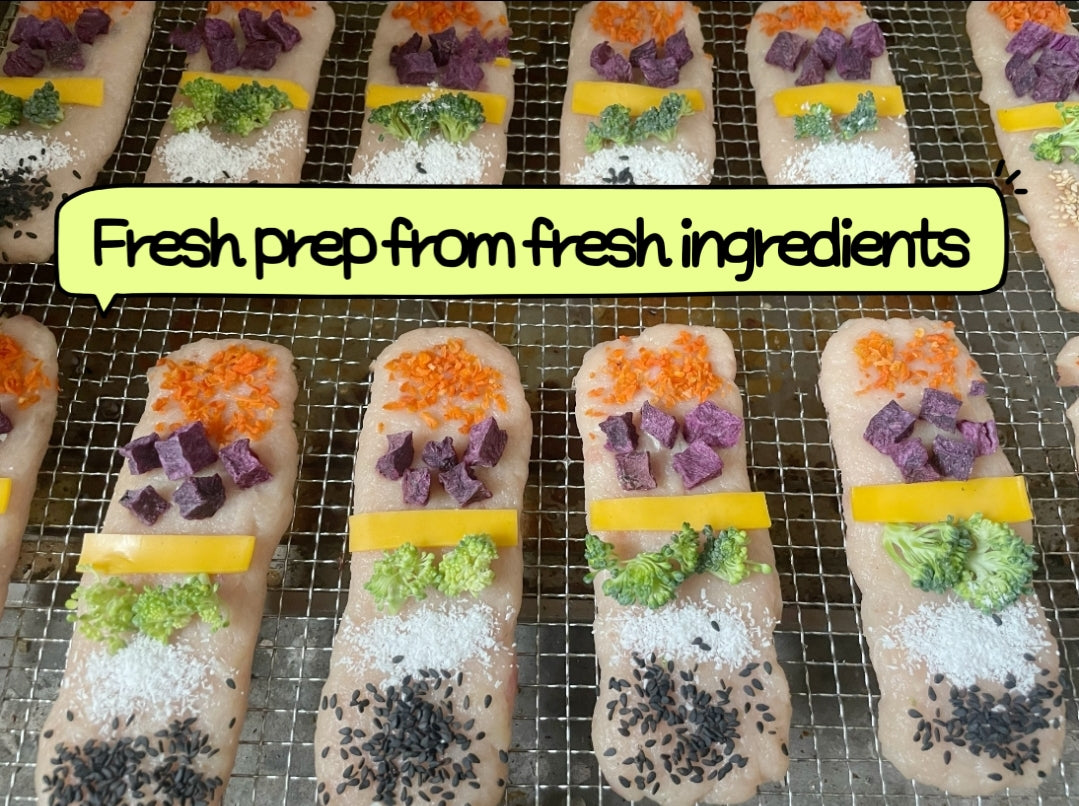 Pup Nutrition Bars | Assorted Superfood Toppings | Protein x Superfood Based | Crunchy | 5ct
