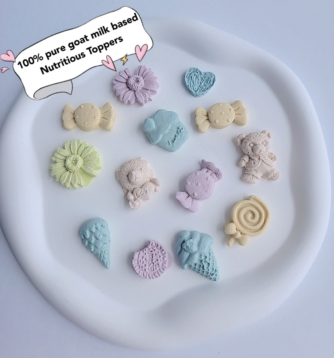 Pet Candy Pop Mix | Goat Milk Based | Crunchy | 2.5oz/70g