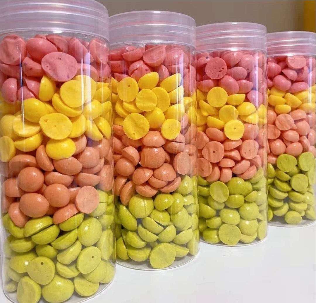 Rainbow Yolk Melties | Training Treats & Topper | Goat Milk Based | Crunchy | 1.8oz/50g | 4 Assorted Flavors
