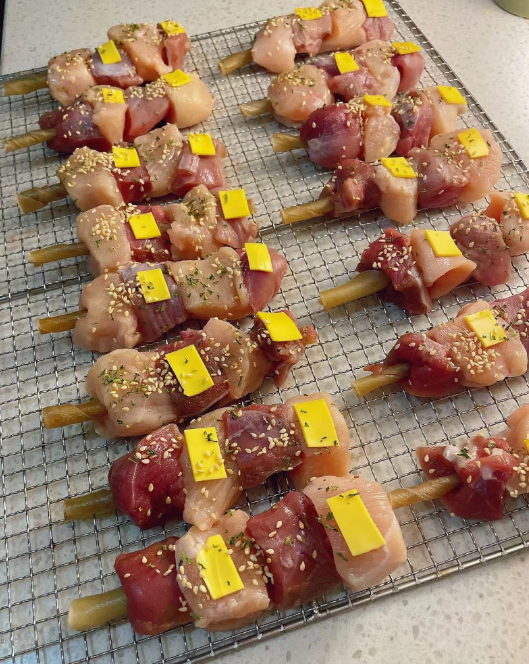 Pup BBQ Skewers (Dog Chewers)| Chicken x Duck Combo Meat Based |Chomper |1ct or 3ct