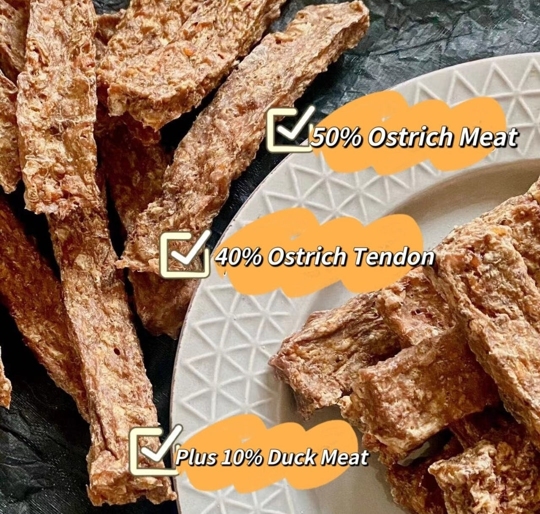 Ostrich x Duck Protein Bars | Meat Based |Crunchy |5ct