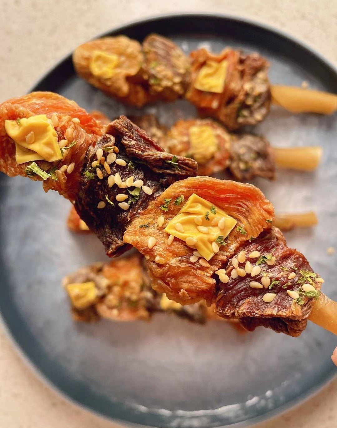 Pup BBQ Skewers (Dog Chewers)| Chicken x Duck Combo Meat Based |Chomper |1ct or 3ct