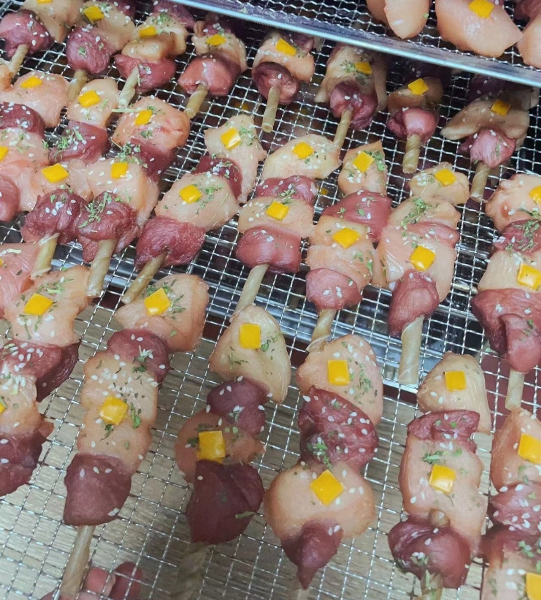 Pup BBQ Skewers (Dog Chewers)| Chicken x Duck Combo Meat Based |Chomper |1ct or 3ct