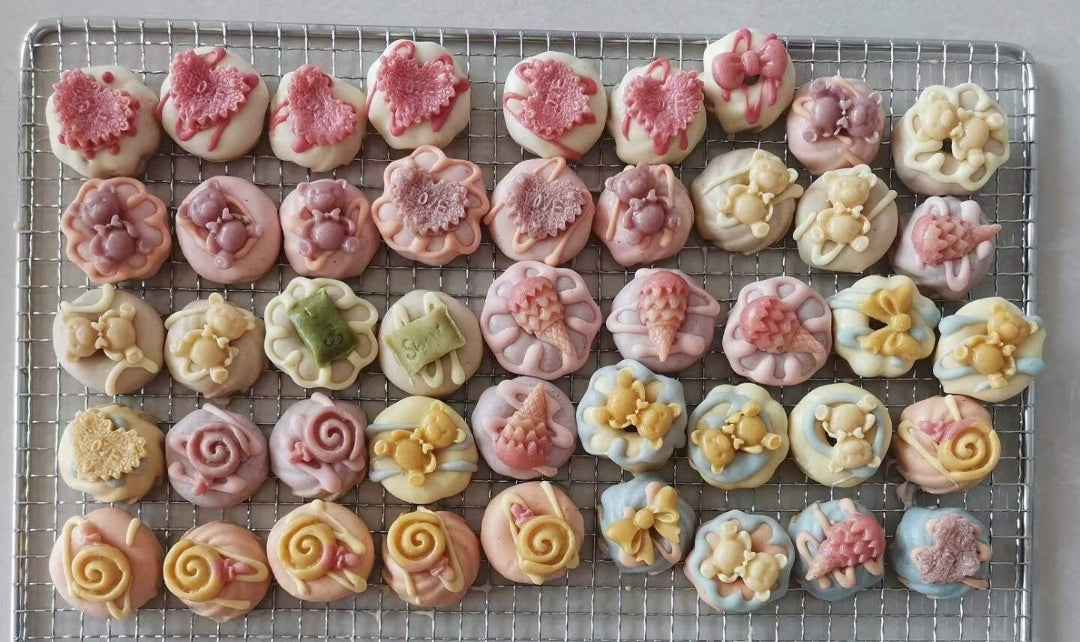 Artisan Pup Donut Pawty Set | Sugar Free Icing & Meat Based | Crunchy | 3ct or 5ct | Assorted Designs
