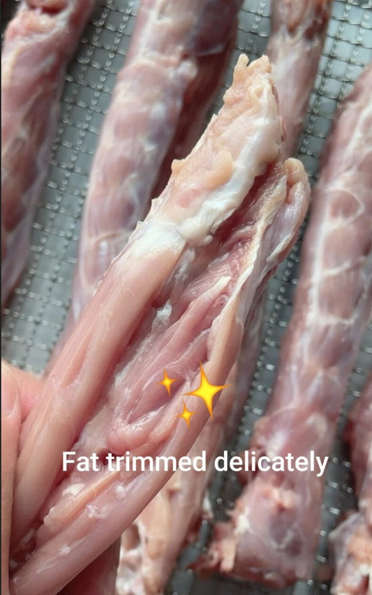 Homemade Dehydrated Natural Duck Neck (Removed Fat) | Meat Based |Chomper |1ct