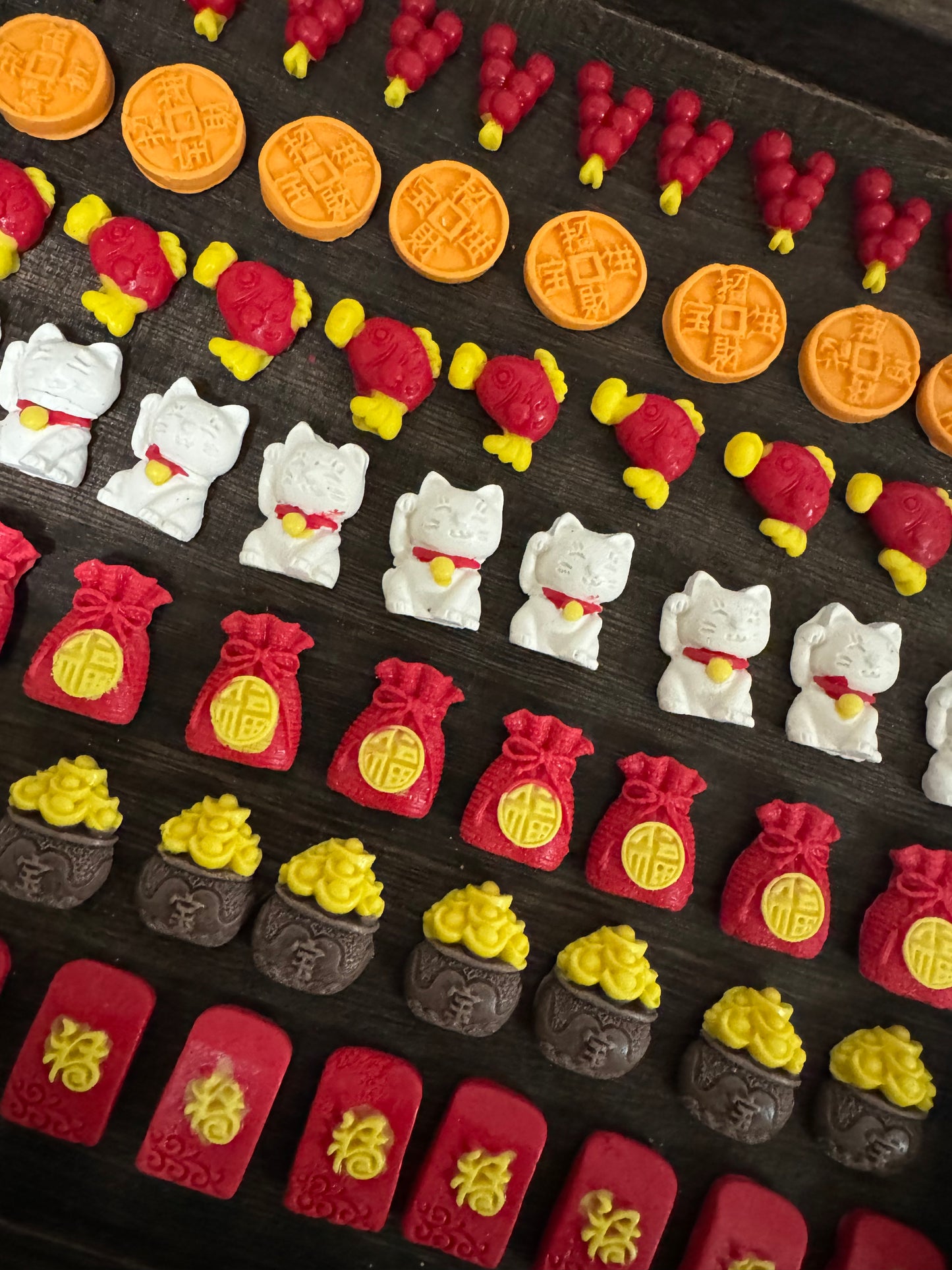 Mini Artisan Lunar New Year Fortune Mix | Goat Milk Based | Crunchy | 21ct | Assorted Designs