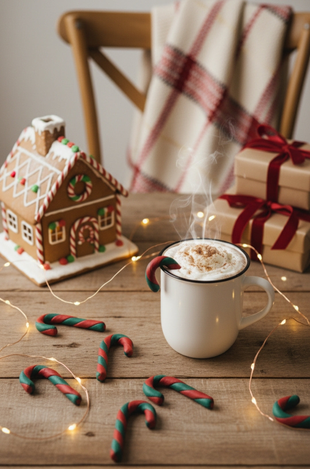 Candy Cane (Life Size) | Sugar Free & Goat Milk Based | Chomper | Dog Only | 5ct