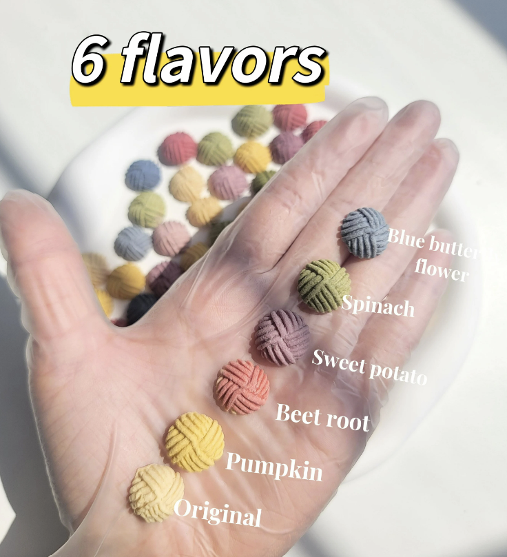 Mini Pom Pom | Training Treats & Toppers | Meat Based |Softie | 1.8oz/50g | Assorted Flavors