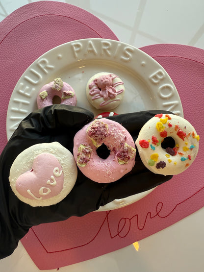 Valentine's Artisan Pup Donuts Pawty Bundle, Dog Treats, Assorted Design, 5ct/bag
