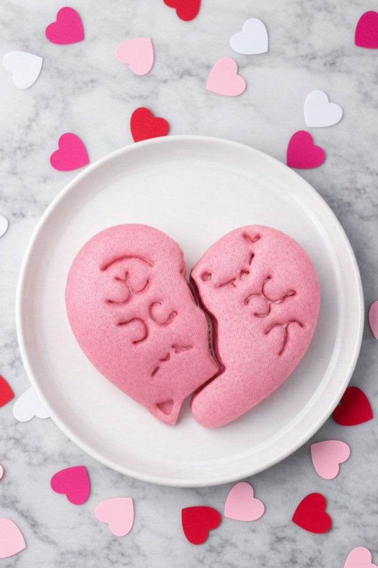 The Purrfect Match Cookies | Food Toppers & Goat Milk Based | Crunchy | 4ct / set (2 pairs)