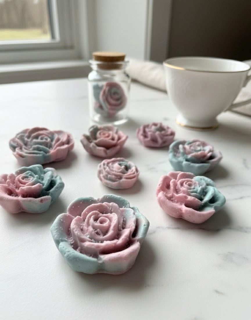 Mini Unicorn Roses Mix | Food Toppers & Goat Milk Based | Crunchy | 1.76oz/50g Assorted Designs