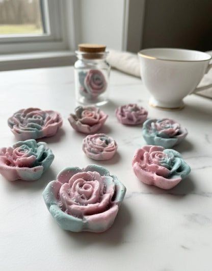 Mini Unicorn Roses Mix | Food Toppers & Goat Milk Based | Crunchy | 1.76oz/50g Assorted Designs