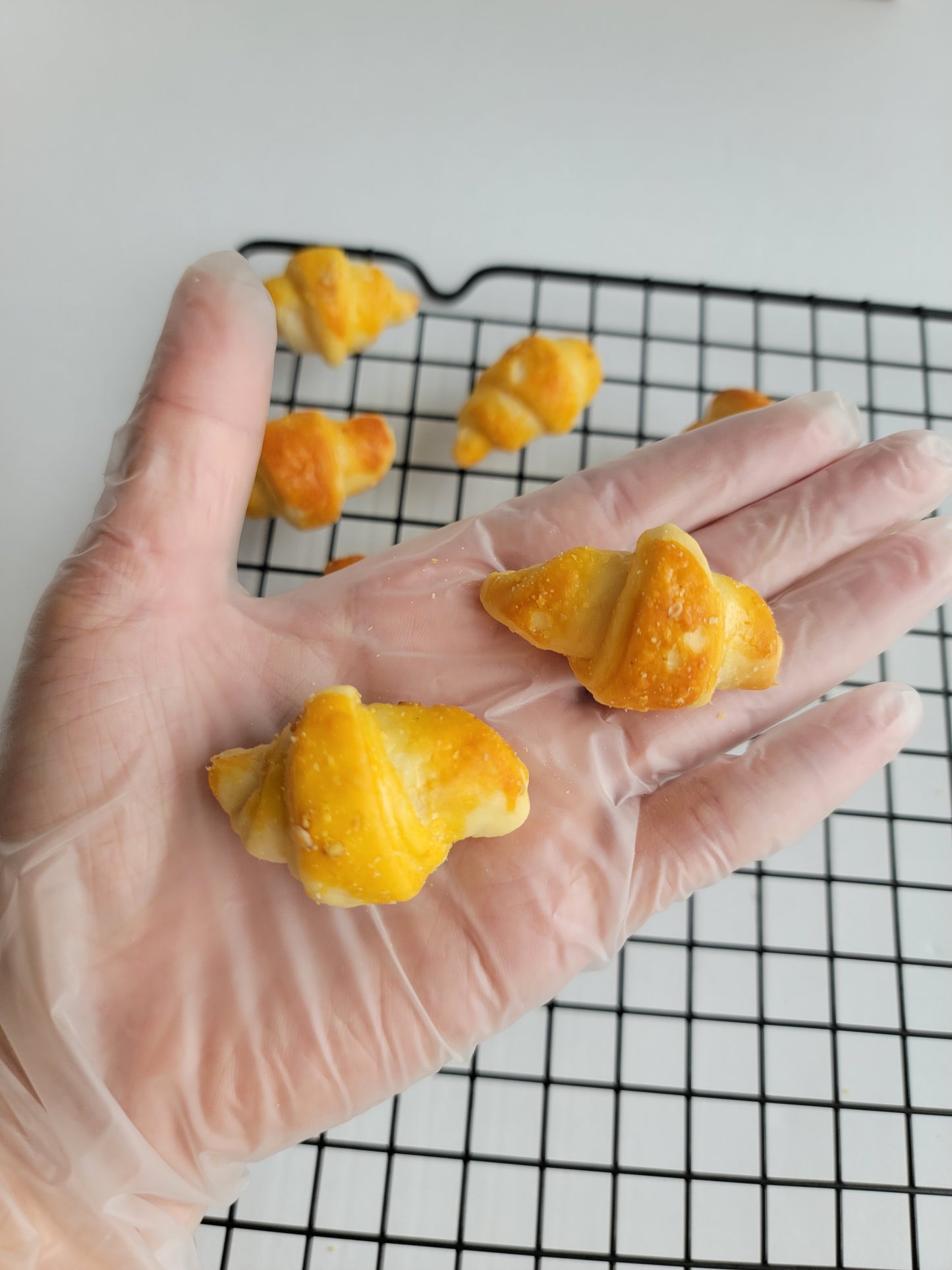 Pet Croissant, Bite-Sized, 100% meat based, homemade dog/cat treats