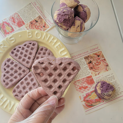 Ube Waffle & Ice Cream Topping Set| Meat Based | Crunchy | Assorted Mix