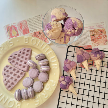 Ube Waffle & Ice Cream Topping Set| Meat Based | Crunchy | Assorted Mix