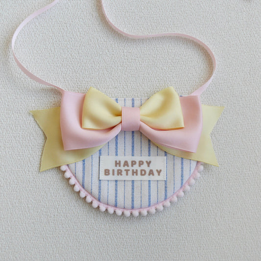 MyMochi Limited Accessories | Sweet Birthday Bandana For Dog & Cats | High Quality Boutique Cotton