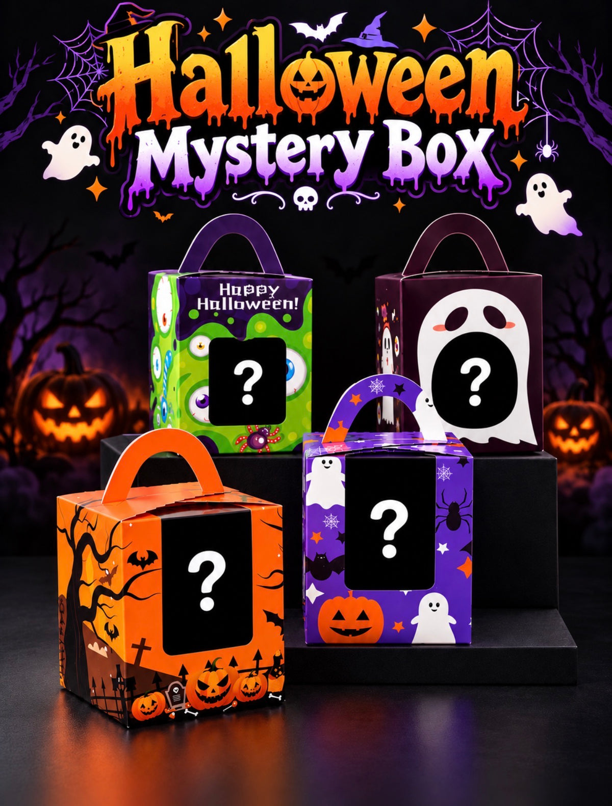 [Pre-Order] The Haunted Mystery Box 👻 (+ 1 Halloween Mini Cake Surprise)