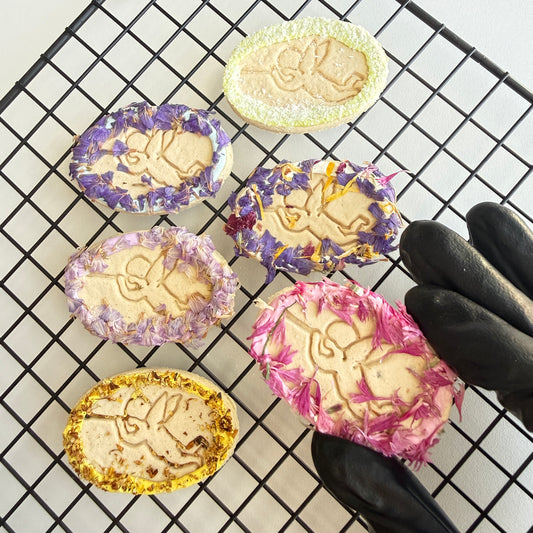 Artisan Cupid's Botanical Garden Cookies| Artisan Herb Blend Mix | Meat Based | Softie | Assorted Design 6ct /set