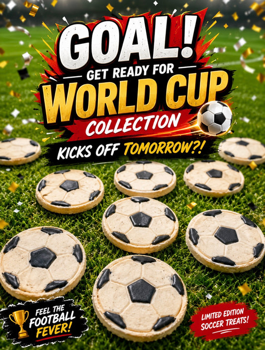 World Cup Soccer Cookies | Meat Based | Softie | 5ct