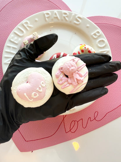 Valentine's Artisan Pup Donuts Pawty Bundle, Dog Treats, Assorted Design, 5ct/bag