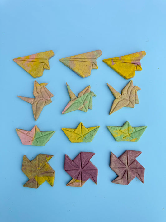 Childhood Origami Set | Meat Based |Softie | 12ct | Assorted Designs