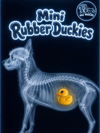 Mini 'Rubber' Duckies | Goat Milk Based | Crunchy | 20ct