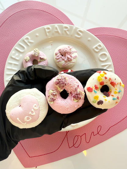 Valentine's Artisan Pup Donuts Pawty Bundle, Dog Treats, Assorted Design, 5ct/bag
