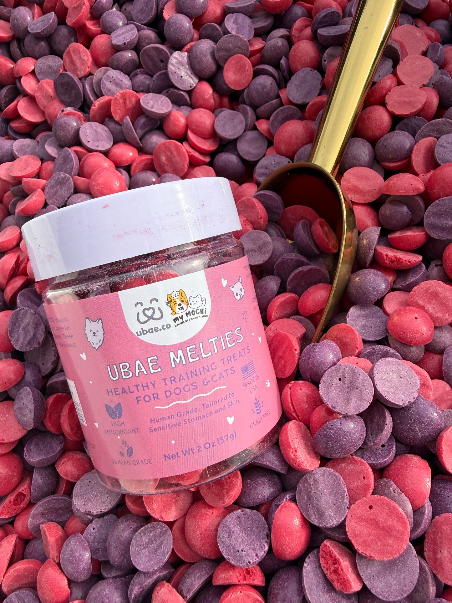 MyMochi x Ubae Valentine’s Collab Melties & Training Treats | Goat Milk Based |Softie | 1.8oz/50g (Pre-Order)