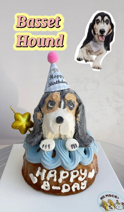 Custom Brownie Pet Cake Bundle | Dog & Cat | Homemade Plant Based Cream x Meat