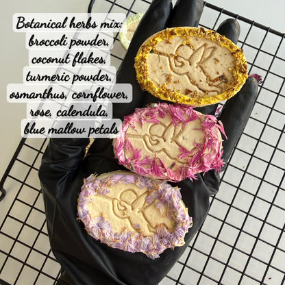 Artisan Cupid's Botanical Garden Cookies| Artisan Herb Blend Mix | Meat Based | Softie | Assorted Design 6ct /set