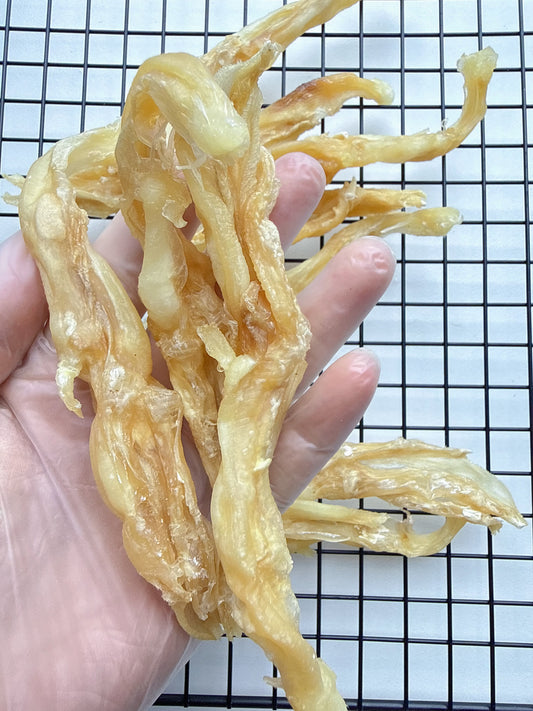 NEW! Boneless Degreased Duck Feets | Meat Based | Crunchy | 10ct/2.1oz (Safer & Leaner)