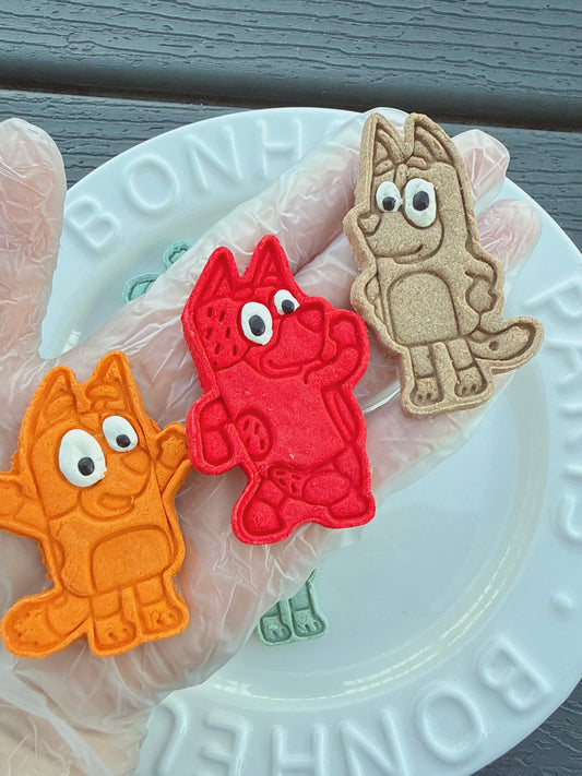 Bluey Cookies – Soft & Chewy Meat Based, 5ct, Assorted Designs