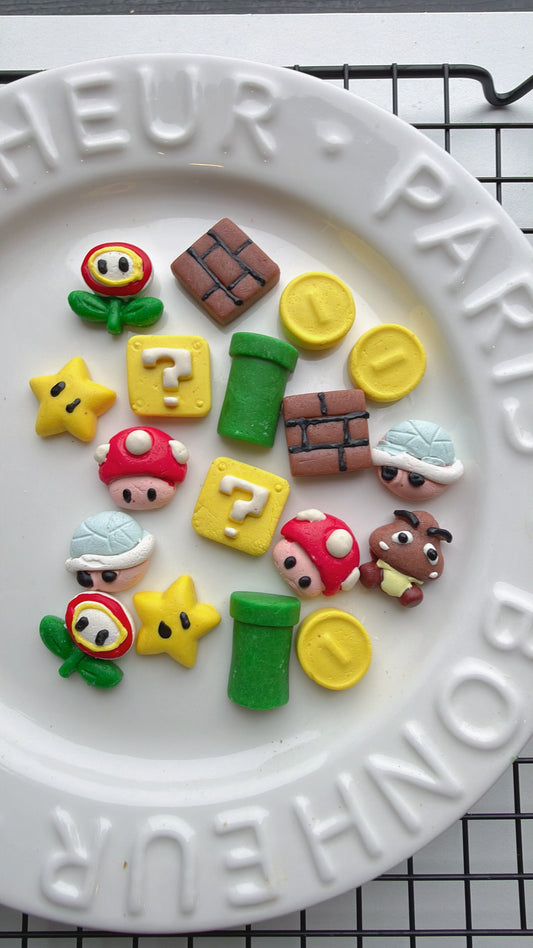 Power-Up Supaw Mario Paw Mix | Goat Milk Based| Crunchy | >20ct | Assorted Designs