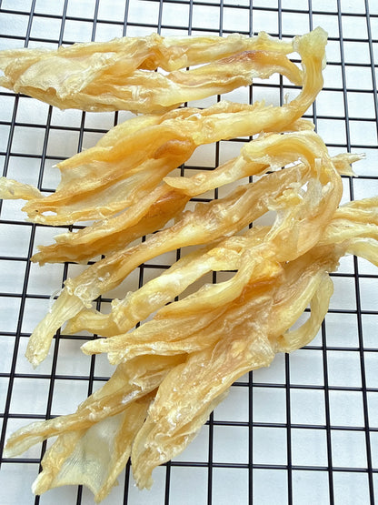 NEW! Boneless Degreased Duck Feets | Meat Based | Crunchy | 10ct/2.1oz (Safer & Leaner)